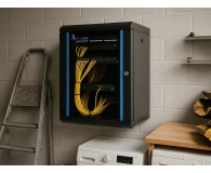 ExtraLink Lite 9U 530x400 Czarna wisząca - 1484054 - zdjęcie 7